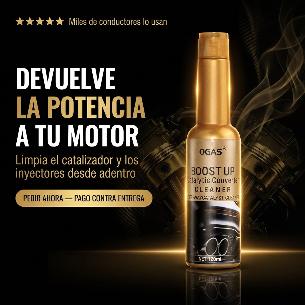 MotorRevive — Limpiador de Catalizador y Sistema de Combustible, Devuelve la Potencia a tu Motor